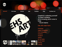 Tablet Screenshot of ehs-art.com